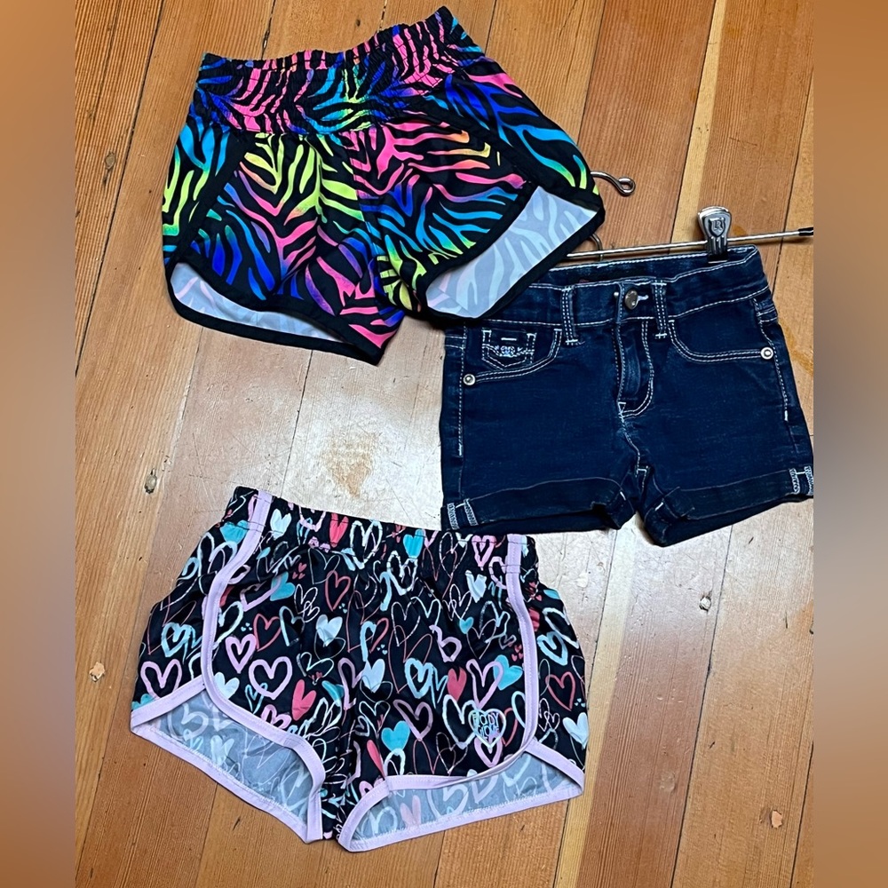LOT of 3T/4T girls shorts. Board shorts - OP & Body Glove - Jordache jean shorts